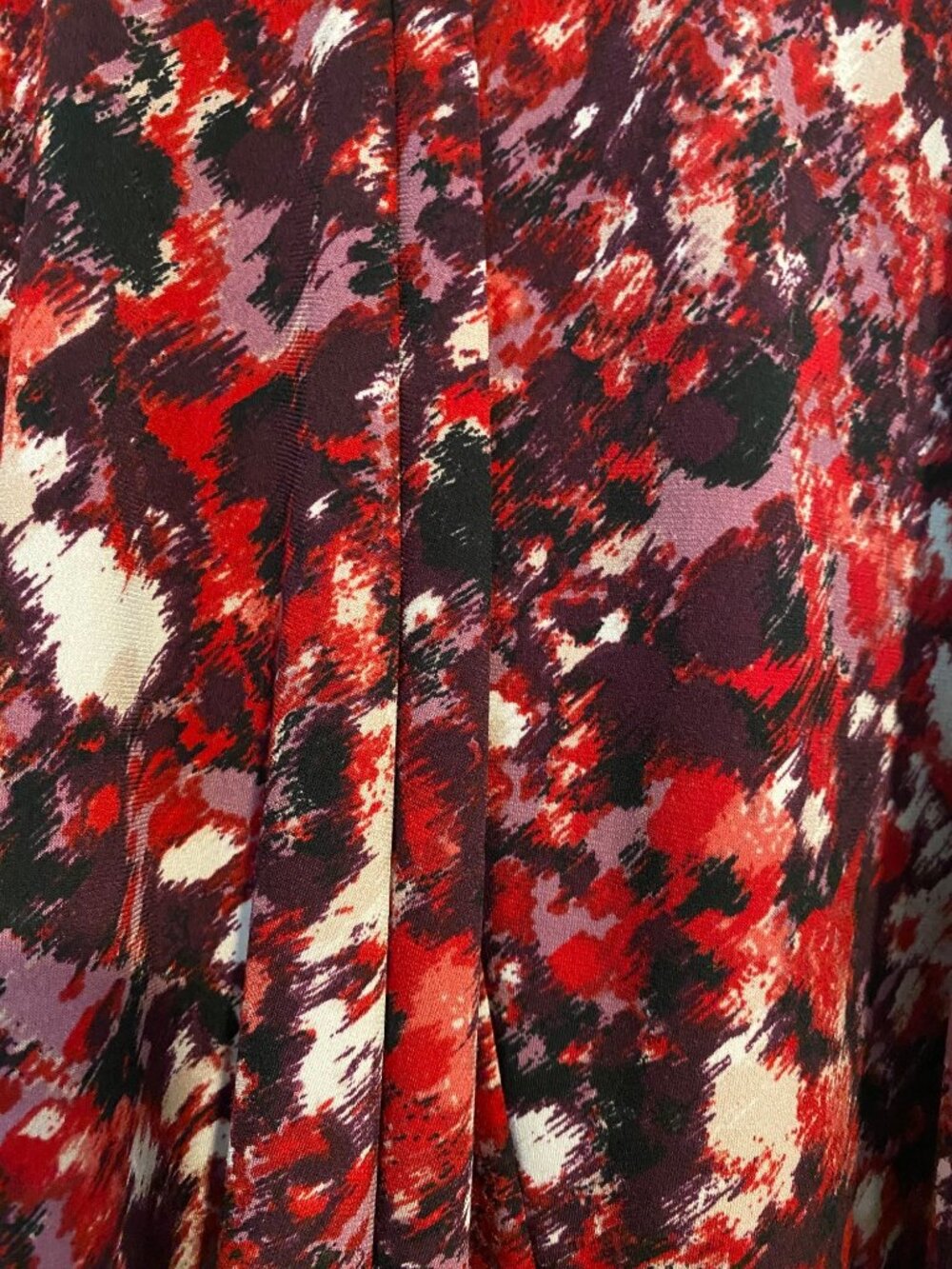 Dana Buchman Women's L Multicolor Blouse Sleeveless Abstract Print Preppy Office - Picture 10 of 10